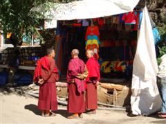Monks in conversation